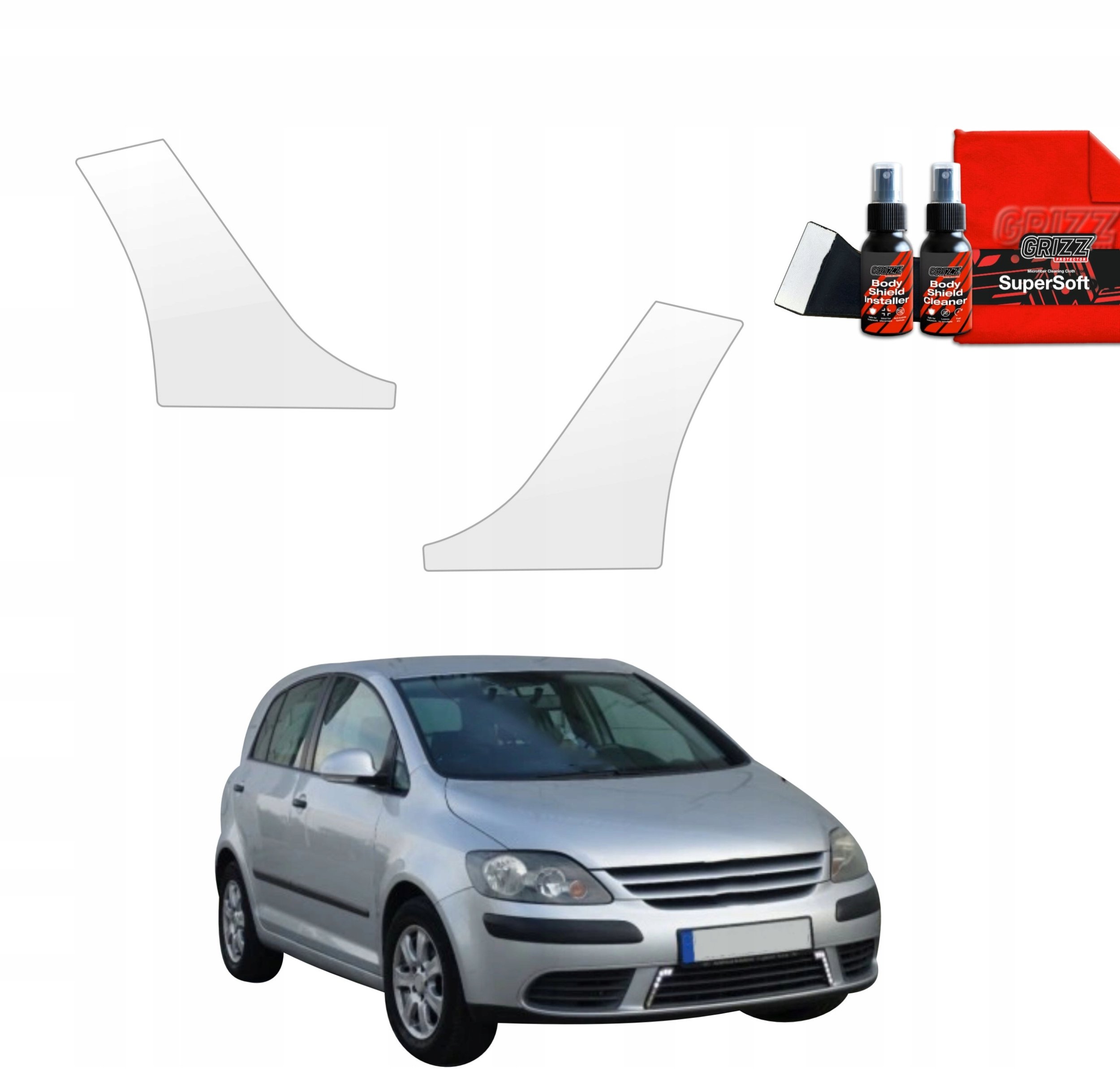 GrizzGlass nadkola BodyShield do Volkswagen Golf